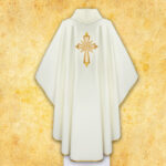 Casulla con imagen Cristo Rey