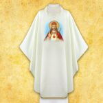 Casulla con imagen Cristo Rey