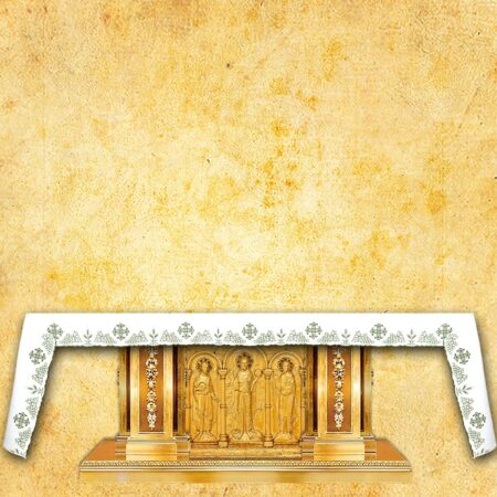 Mantel bordado verde