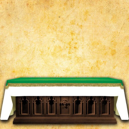 Cubierta de altar verde