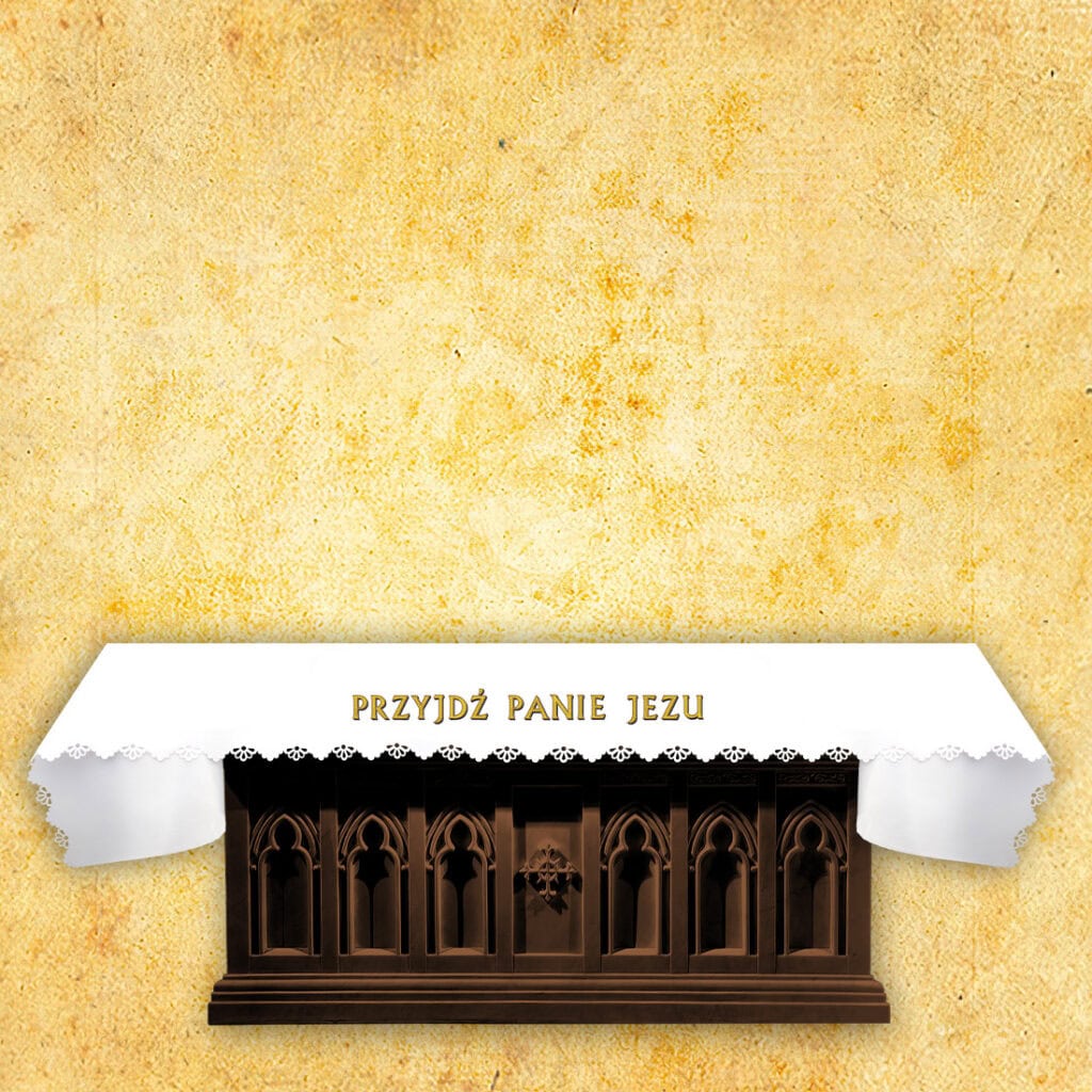 mantel impreso cortado con láser