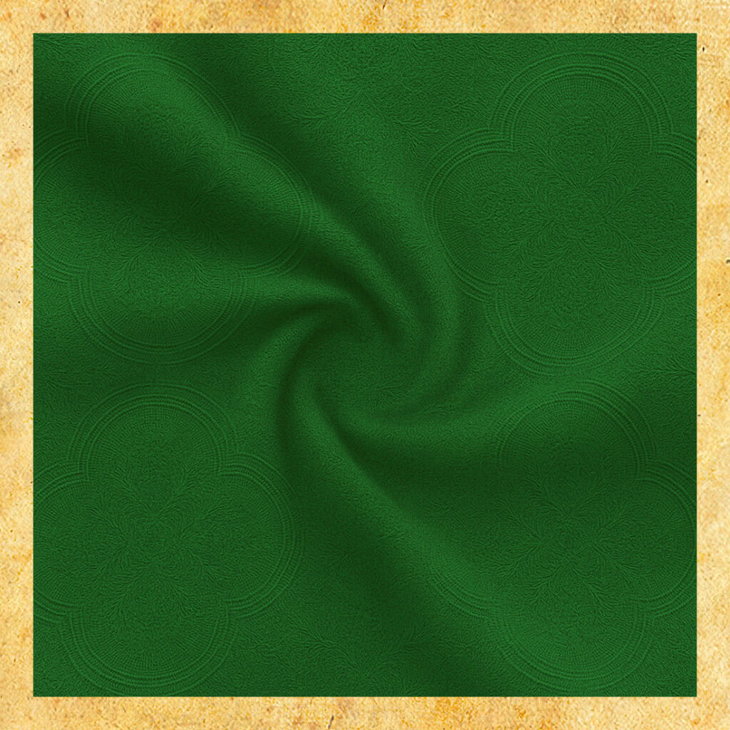 tela jacquard verde