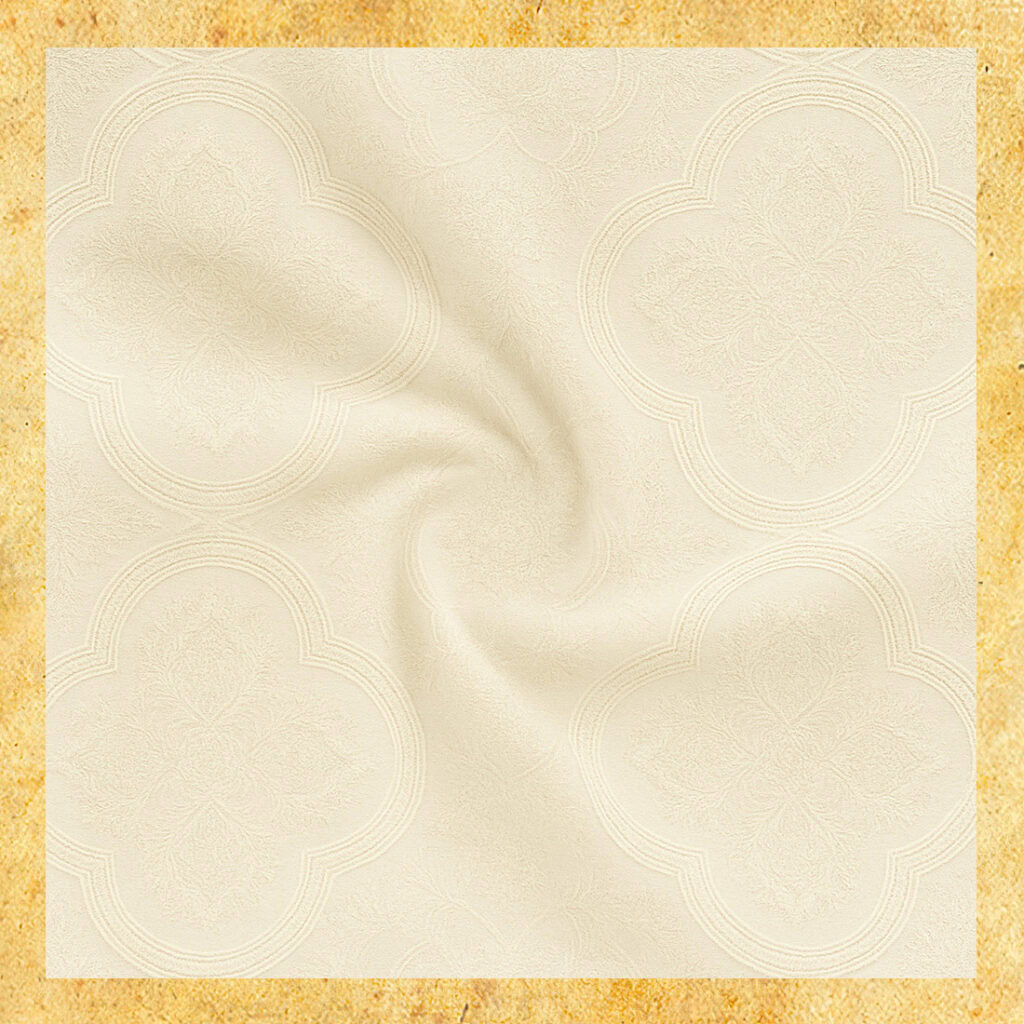 tela jacquard ecru