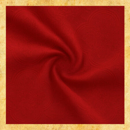 tela jacquard roja