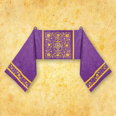 Velo humeral bordado morado
