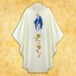 Casulla bordada Madre de Dios Inmaculada