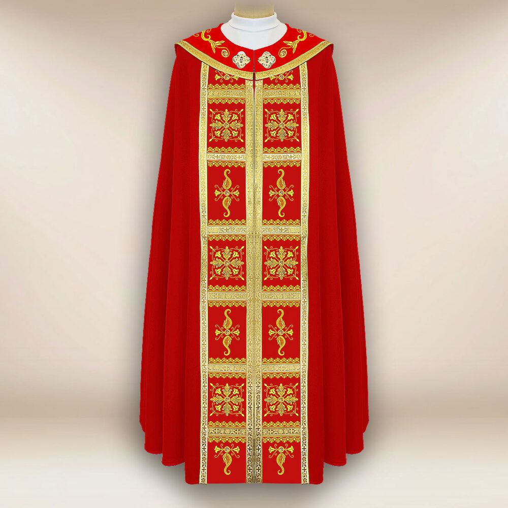 Capa pluvial roja