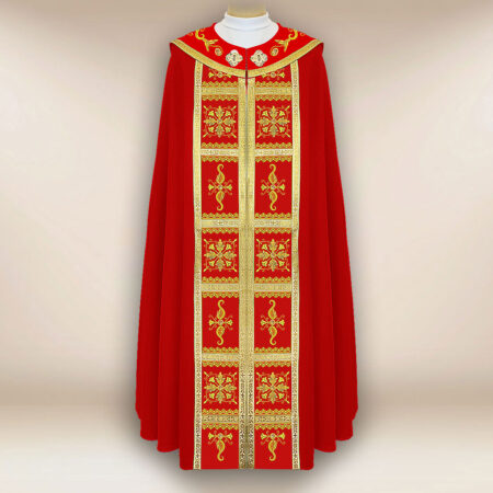 Capa pluvial roja