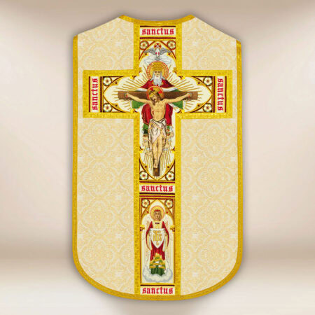 Casulla bordada romana Santísima Trinidad