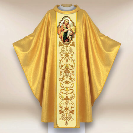 Casulla con imagen de San José