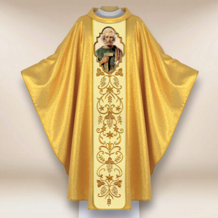 Casulla con imagen de San José Obrero