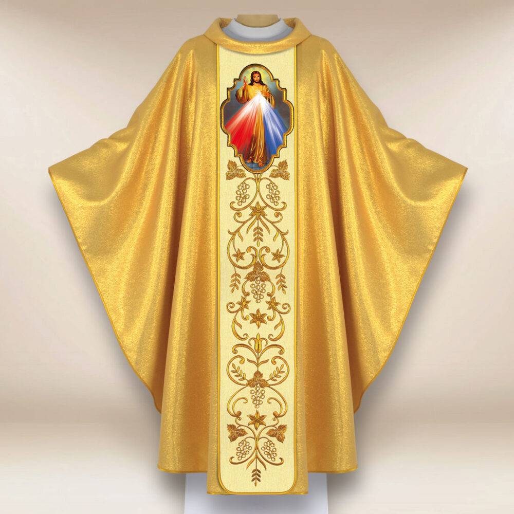 Casulla con imagen Jesús Misericordioso