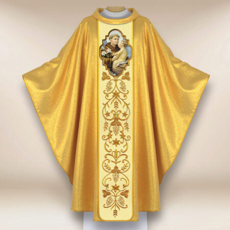 Casulla con imagen de San Antonio