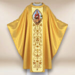 Casulla con imagen de San Florián