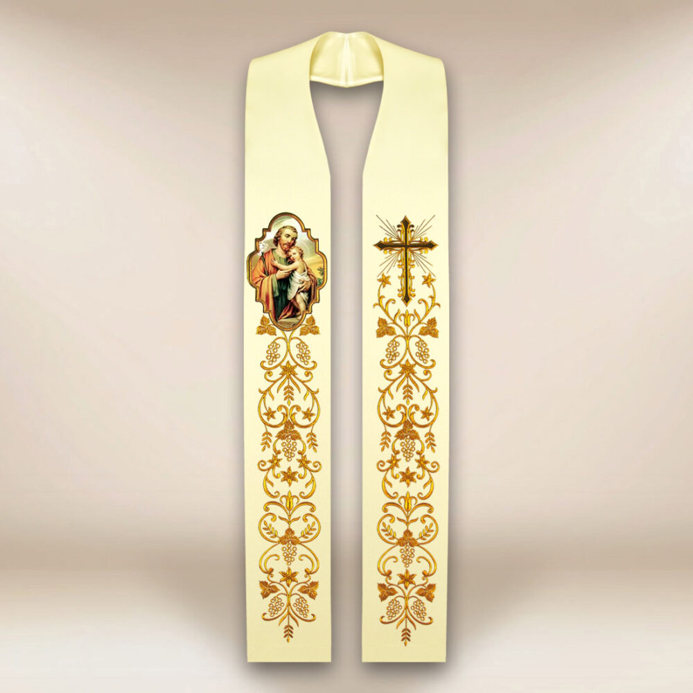 Estola con imagen de San José