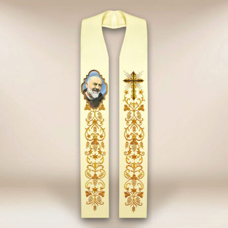 Estola con imagen de San Padre Pío