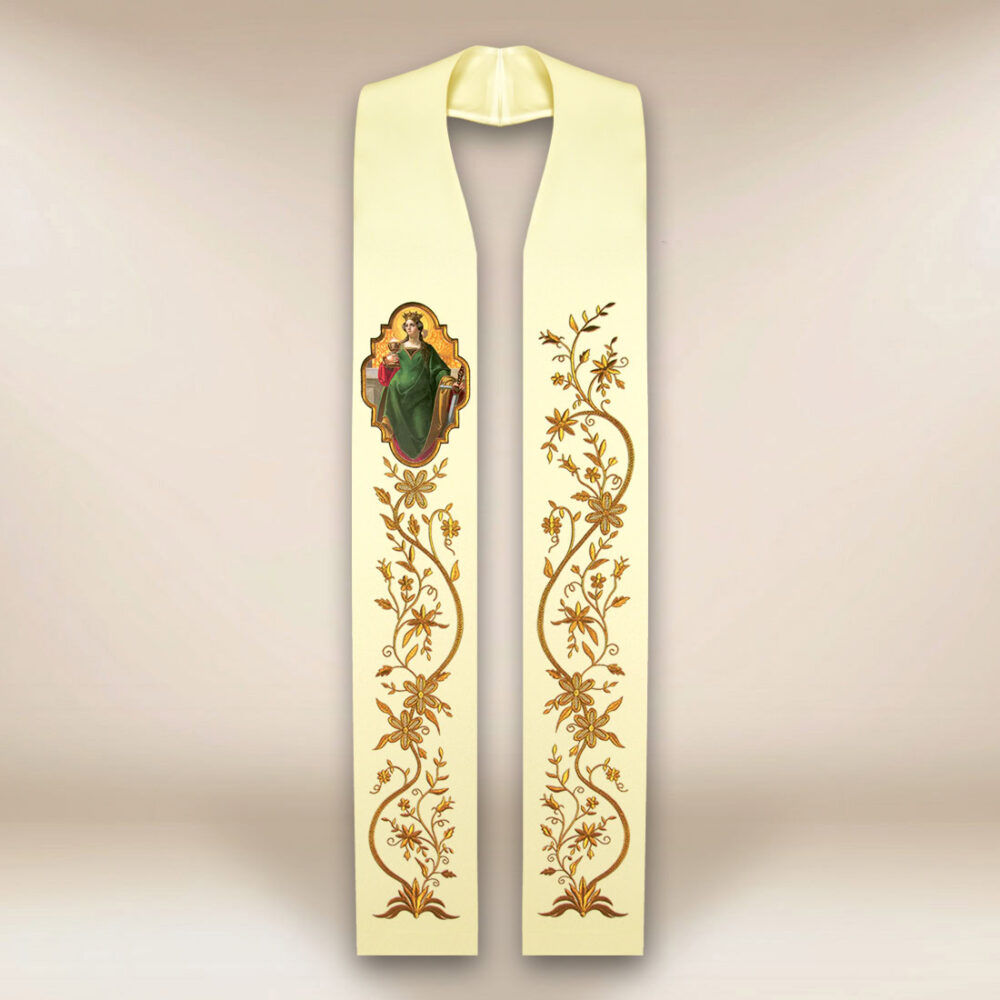 Estola con imagen de San Bartolomé