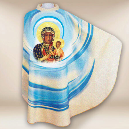 Casulla con la imagen de Madonna de Czestochowa