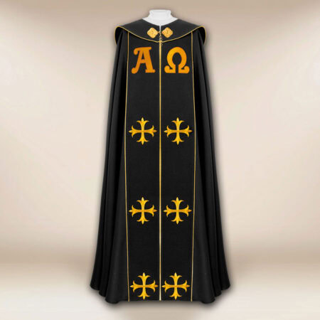 Capa pluvial negra Alfa Omega PX