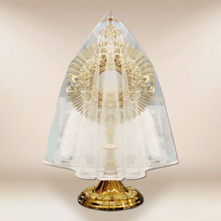 Velo para monstrancia con ribete blanco 120cm