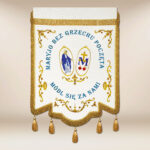 Bandera bordada María