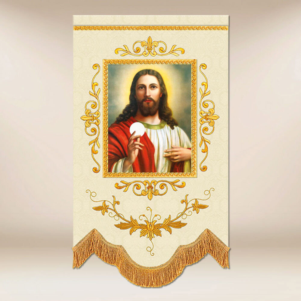 Mini bandera bordada IHS
