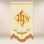 Mini bandera bordada IHS