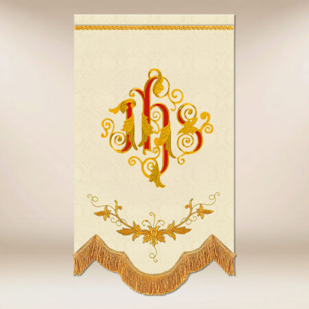 Mini bandera bordada IHS