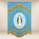 Mini Bandera Doble Cara del Rosario