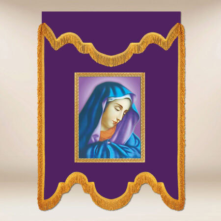 Bandera de duelo morada