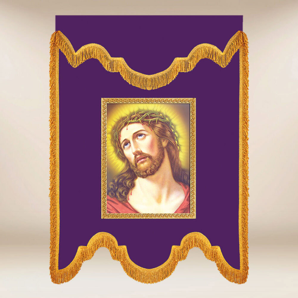 Bandera de duelo morada