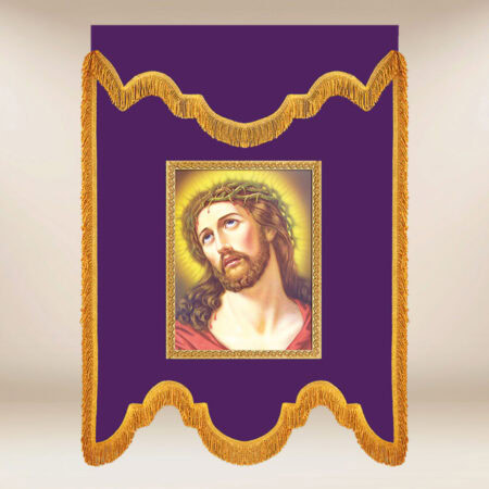 Bandera de duelo morada