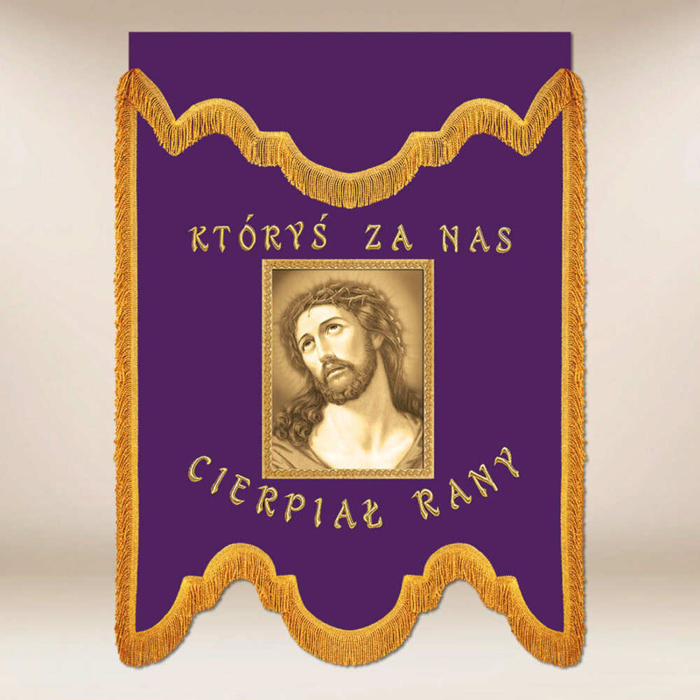 Bandera de duelo morada