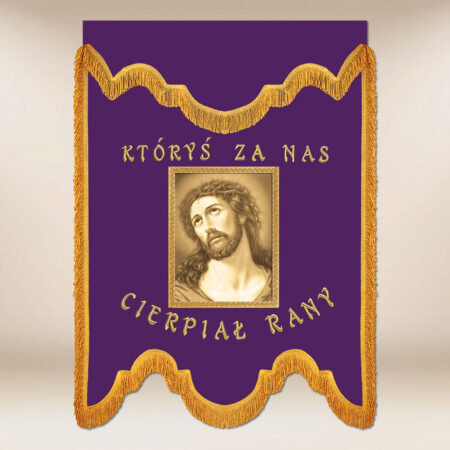 Bandera de duelo morada