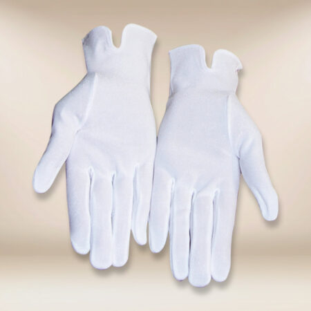 Guantes blancos tamaño L