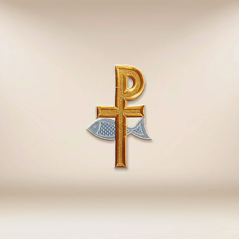 Aplicación bordada PX con pez