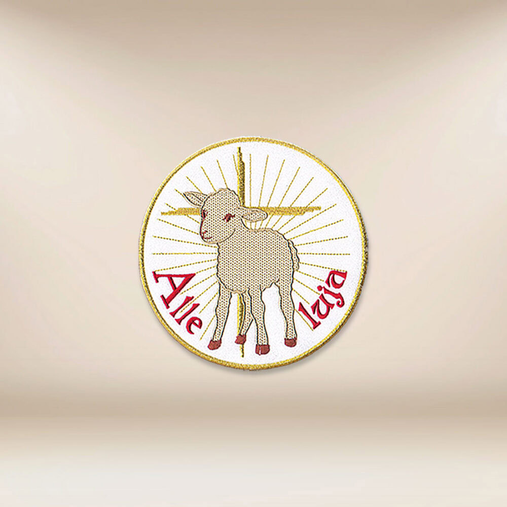 Aplicación bordada Cordero