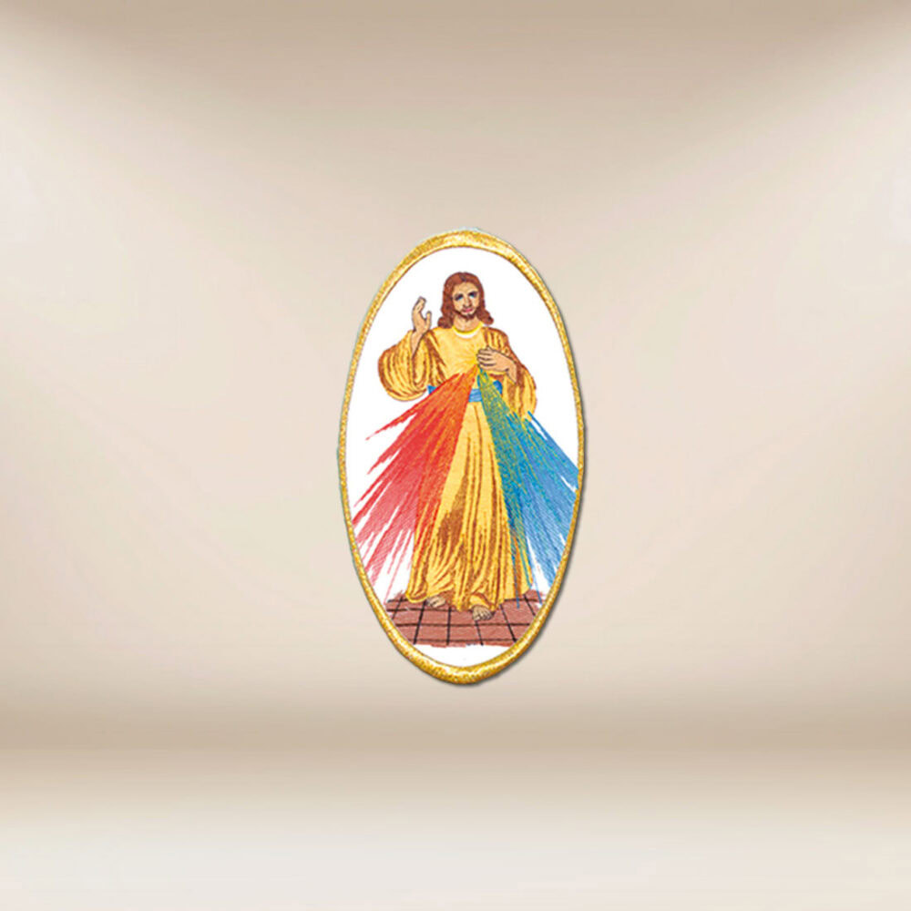 Aplicación bordada "Jesús Misericordioso"