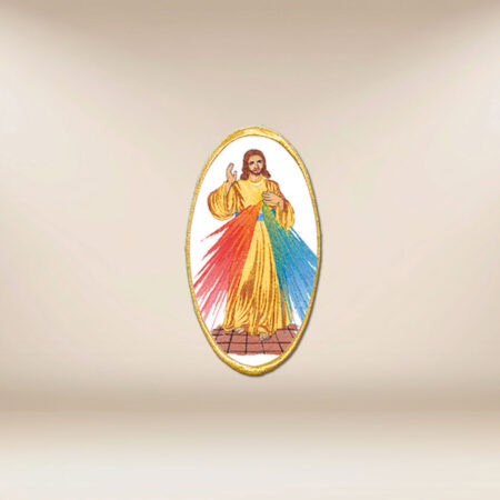 Aplicación bordada "Jesús Misericordioso"