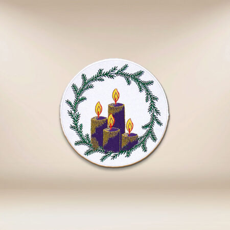 Aplicación bordada de Adviento