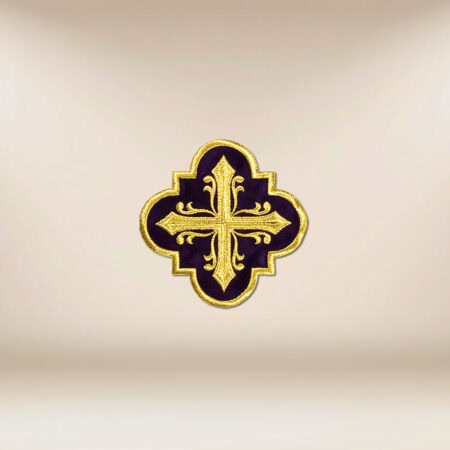 Aplicación bordada cruz