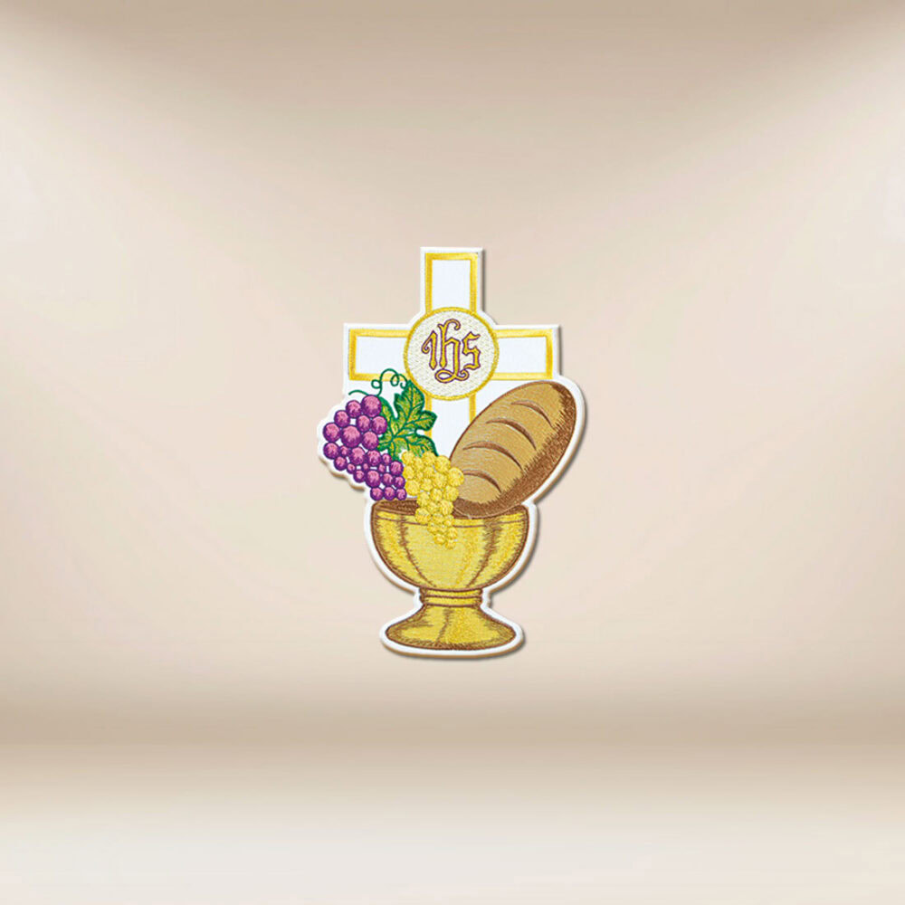 Aplicación bordada comunión