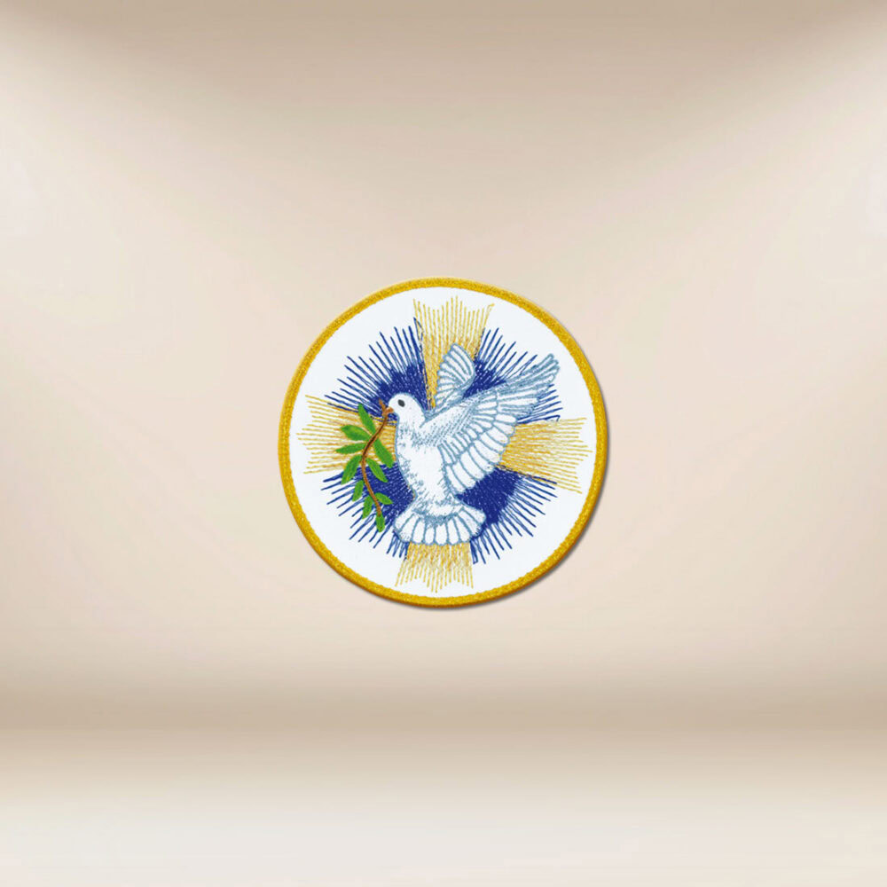 Aplicación bordada Espíritu Santo