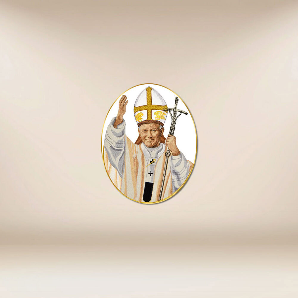 Aplicación bordada Jan Pablo II