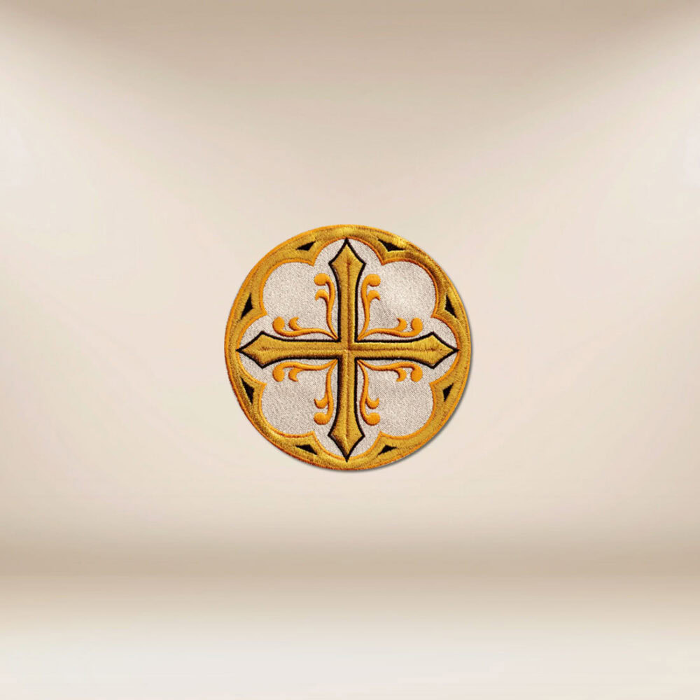 Aplicación bordada Cruz