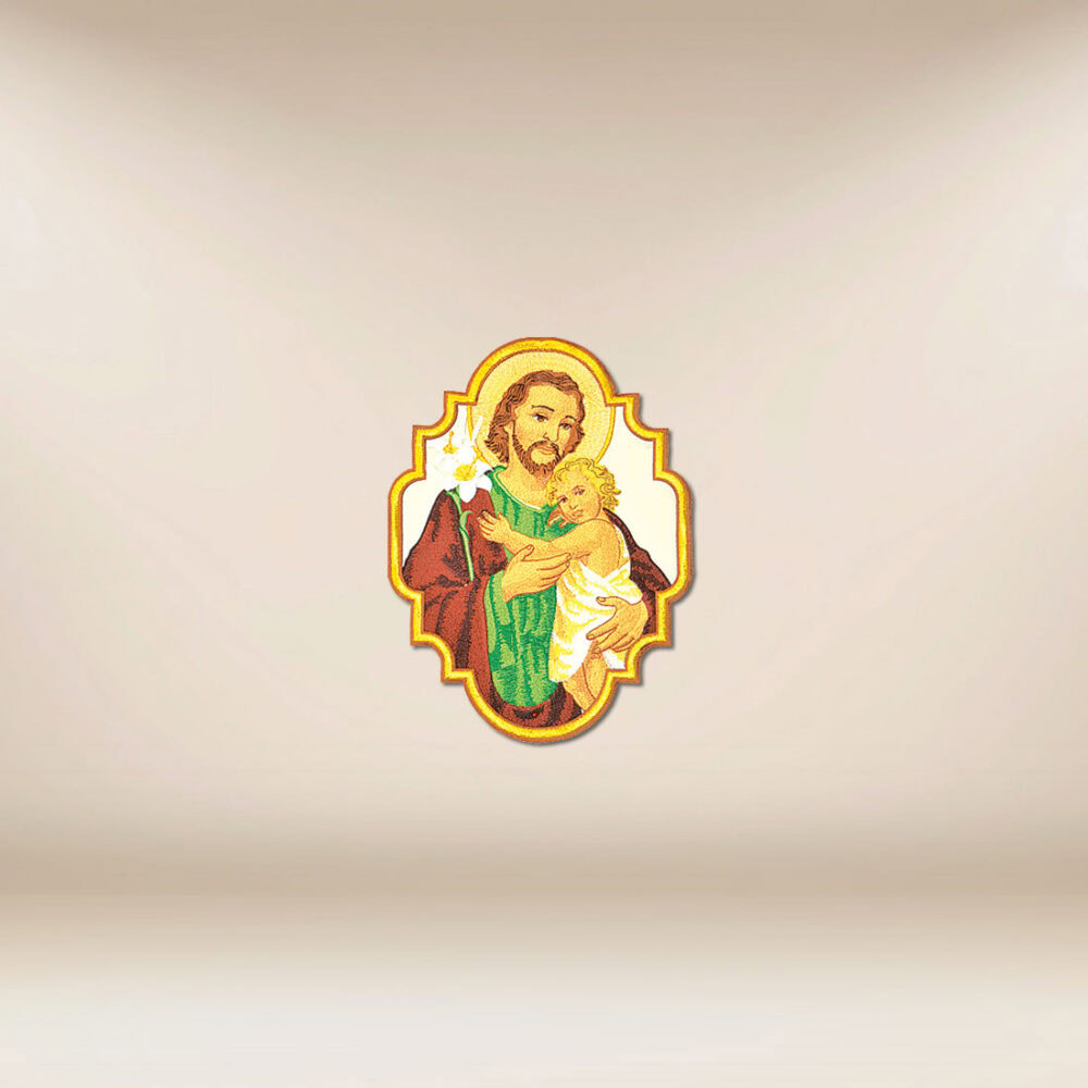 Aplicación bordada San José