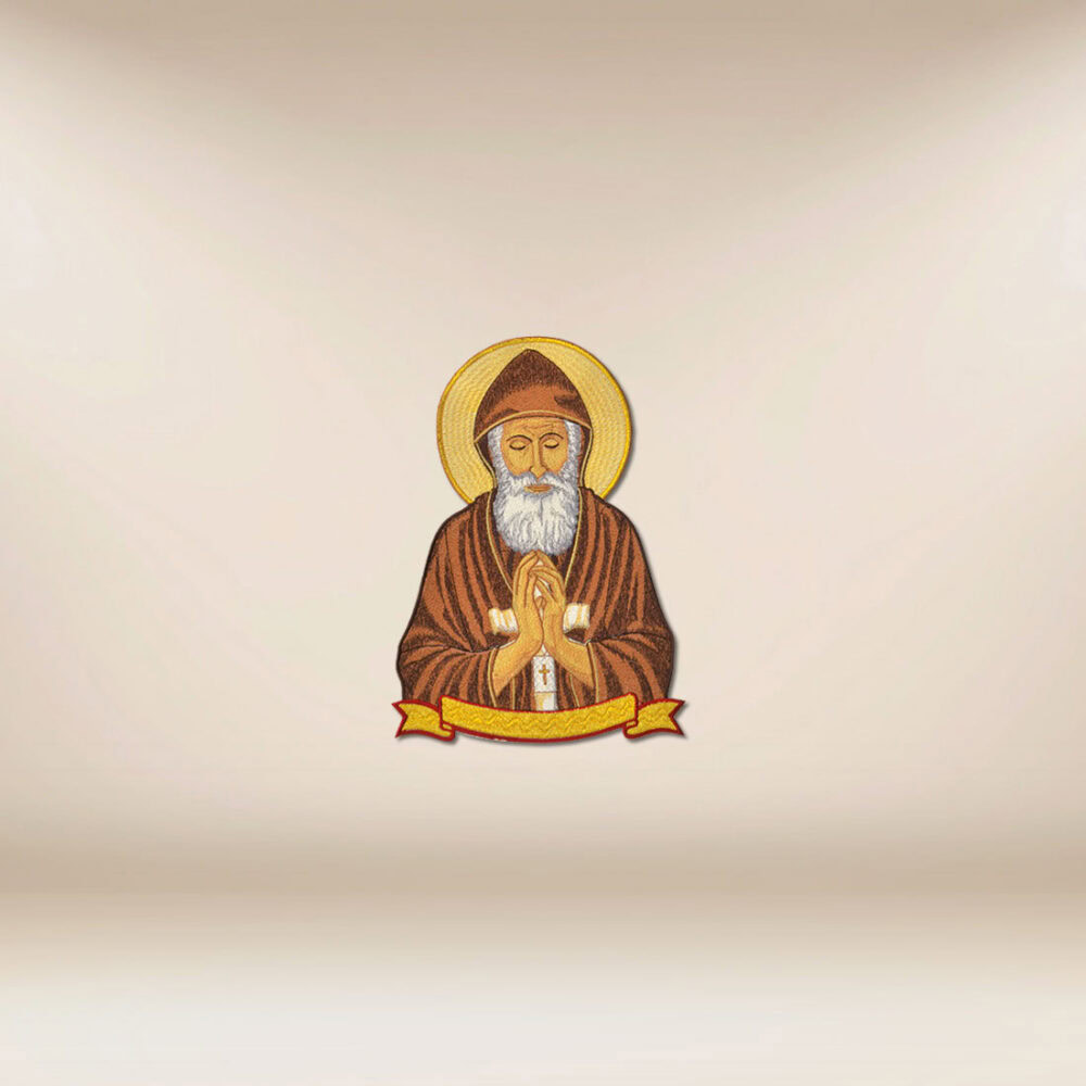 Aplicación bordada San Charbel