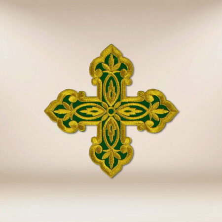 Aplicación bordada cruz