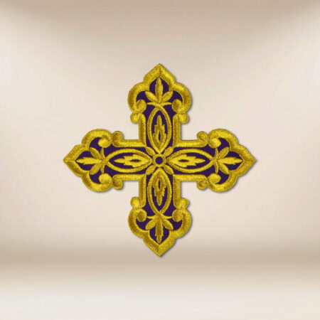 Aplicación bordada cruz