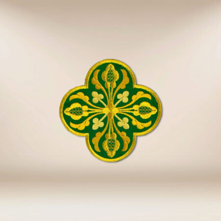 Aplicación bordada cruz